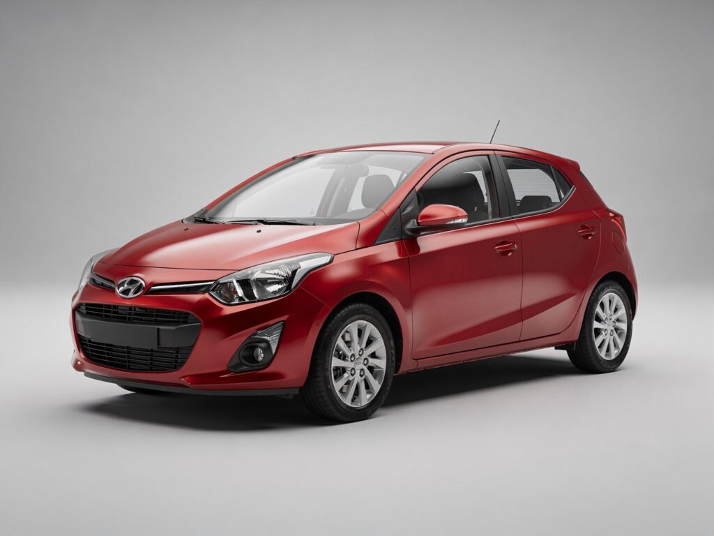 Red hatchback (illustrative)
