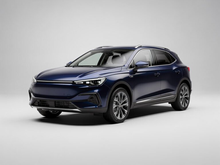 Blue compact SUV (illustrative)